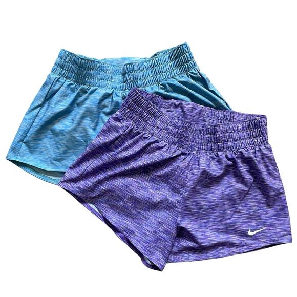 Lot Of 2 Nike Dri Fit Loose Fit Shorts - Picture 1 of 16